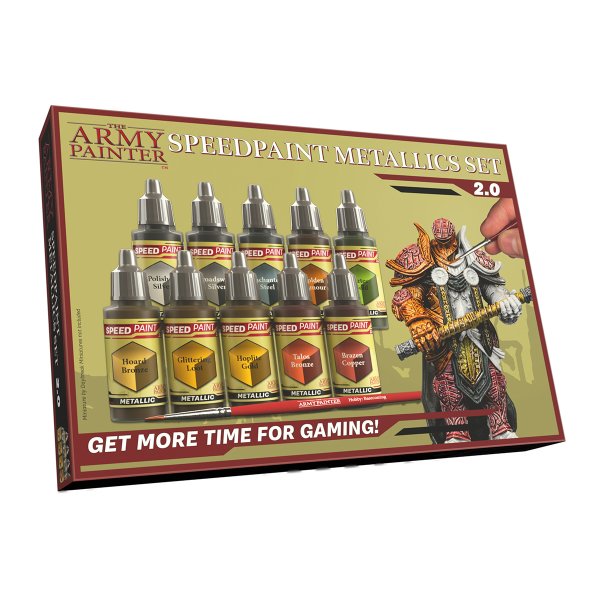 The Army Painter - Speedpaint Metallics Set 2.0 (10 x 18 ml)