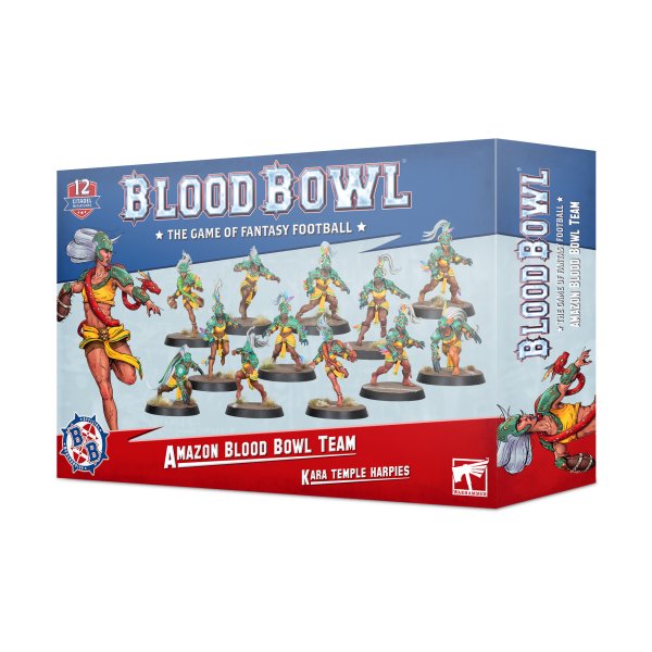 Blood Bowl - Amazons Team: Kara Temple Harpies