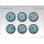 Crystal Field Bases - 30mm Round Lip (5)
