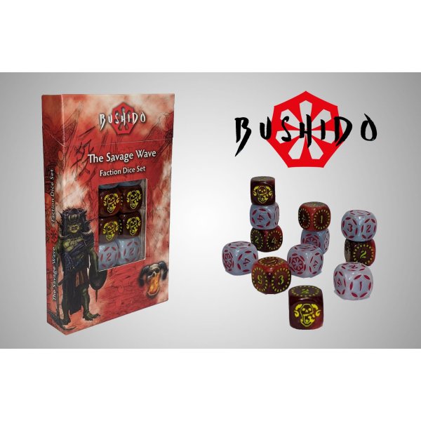 Bushido - Savage Wave Faction Dice Set