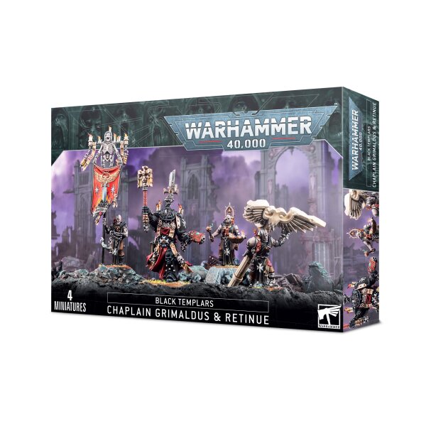 Black Templars - Ordenspriester Grimaldus & Gefolge