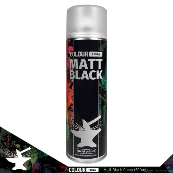 Colour Forge Spray - Matt Black (500 ml)