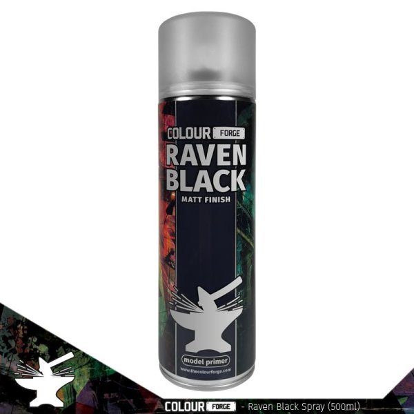 Colour Forge Spray - Raven Black (500 ml)