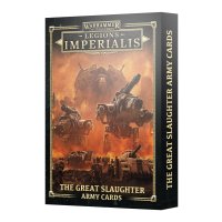 Legions Imperialis - The Great Slaugther Army Cards...