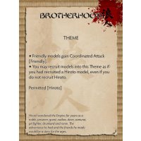 Bushido - The Brotherhood - Themed Warband