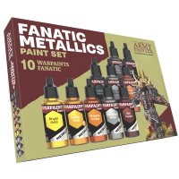 The Army Painter - Warpaints Fanatic Metallics Paint Set (10 x 18 ml)