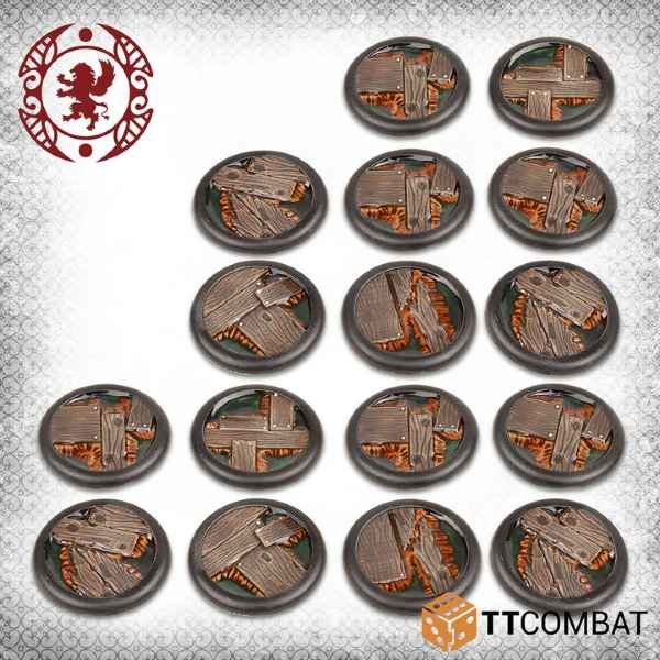 Carnevale - 30 mm Sunken Wood Bases