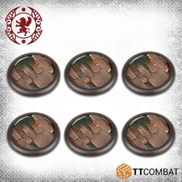 Carnevale - 50 mm Sunken Wood Bases