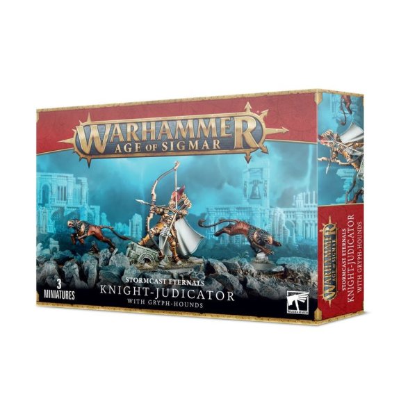 Stormcast Eternals - Knight-Judicator mit Gryph-Hounds