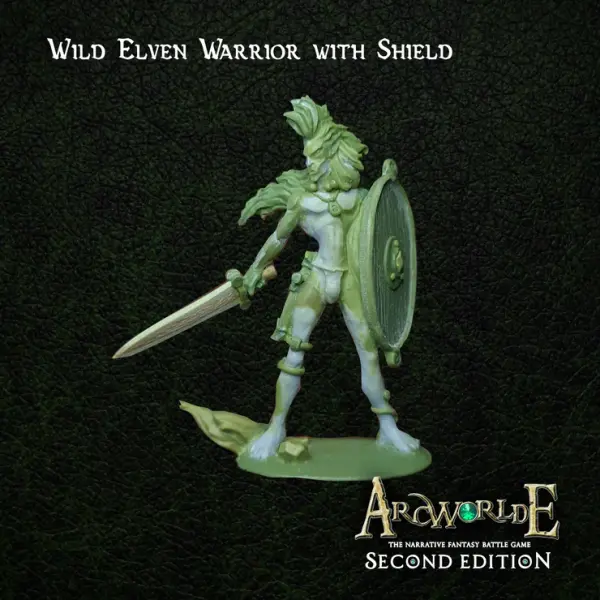 ArcWorlde - Wild Elven Warrior with Shield