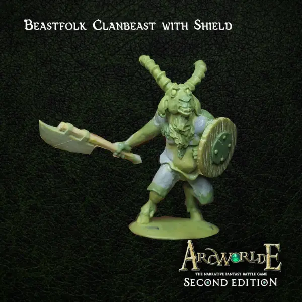 ArcWorlde - Beastfolk Clanbeast with Shield