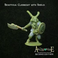 ArcWorlde - Beastfolk Clanbeast with Shield