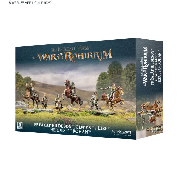 Middle-Earth - Fréaláf Hildeson, Olwyn & Lief, Heroes of Rohan