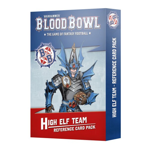 Blood Bowl - High Elf Team Reference Cards (Englisch)