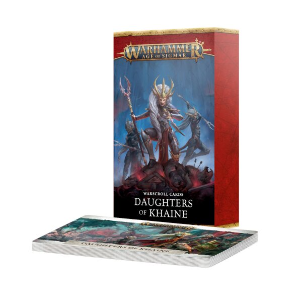 Daughters of Khaine - Warscroll Cards (Deutsch)