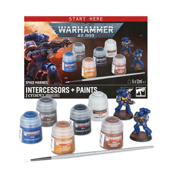 Warhammer 40.000 - Intercessors + Paints Set