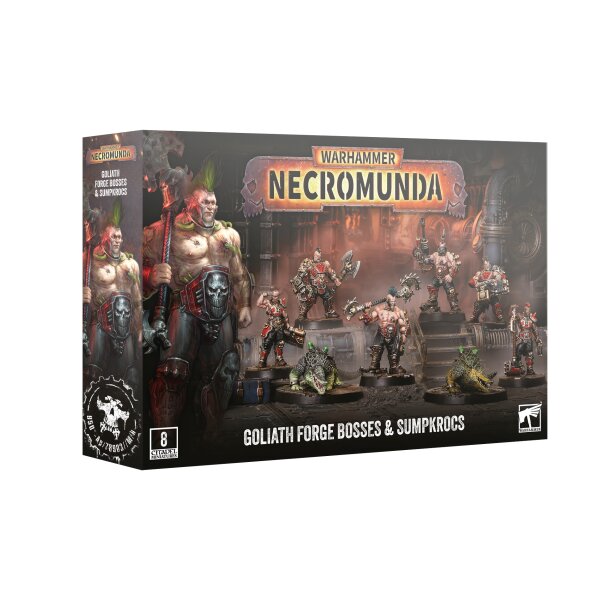 Necromunda - Goliath Forge Bosses & Sumpkrocs